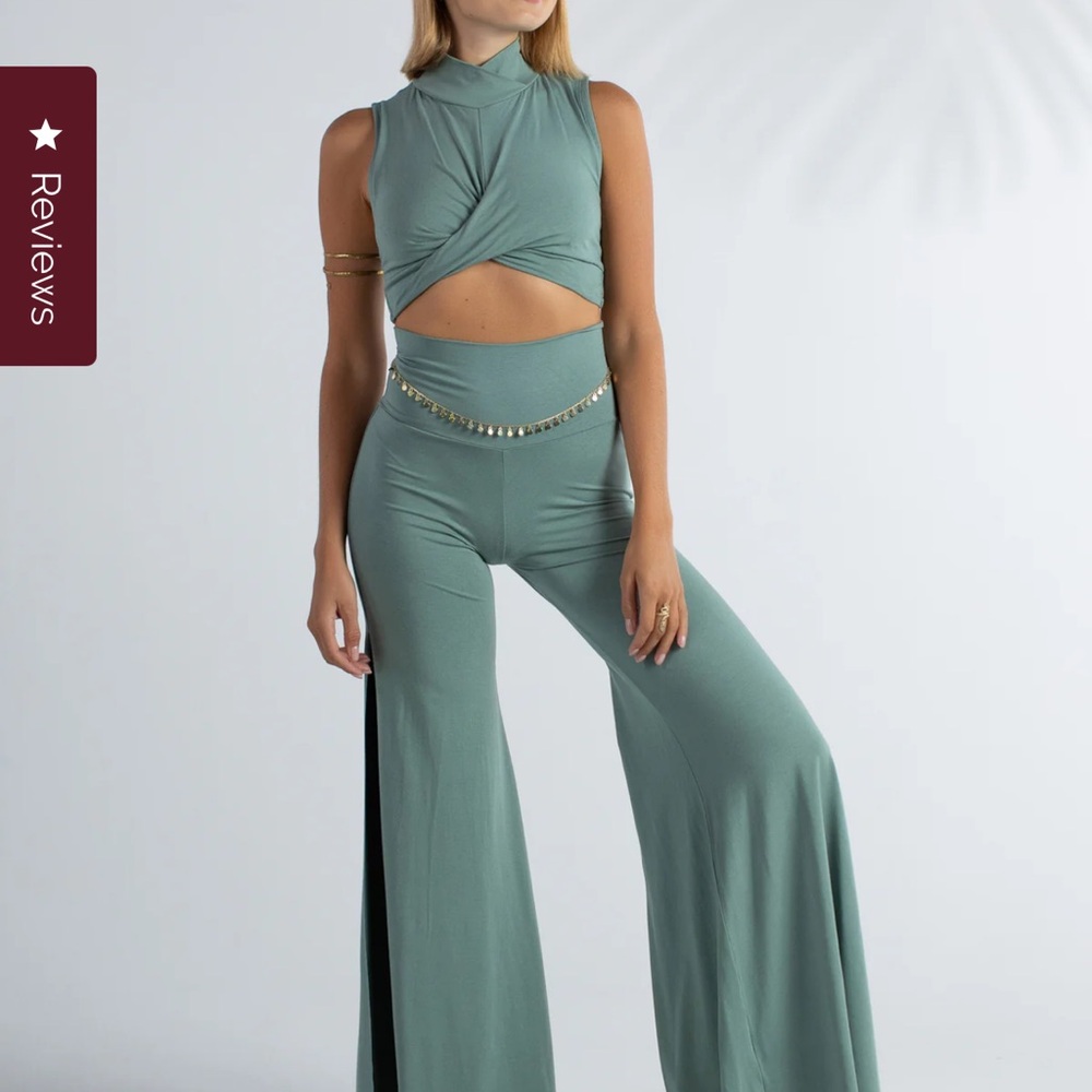 Royal Codes Yoga Set- Juno Pant Serpent Top (S)